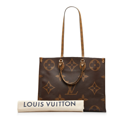 Louis Vuitton  Monogram Giant Reverse OnTheGo GM Satchel