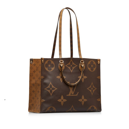 Louis Vuitton  Monogram Giant Reverse OnTheGo GM Satchel