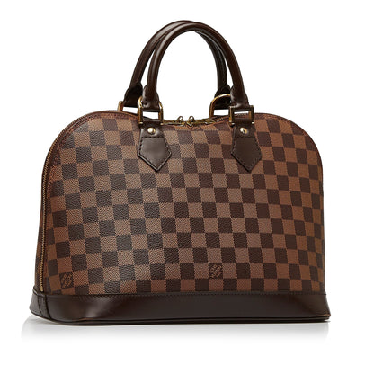 Louis Vuitton  Damier Ebene Alma PM Handbag