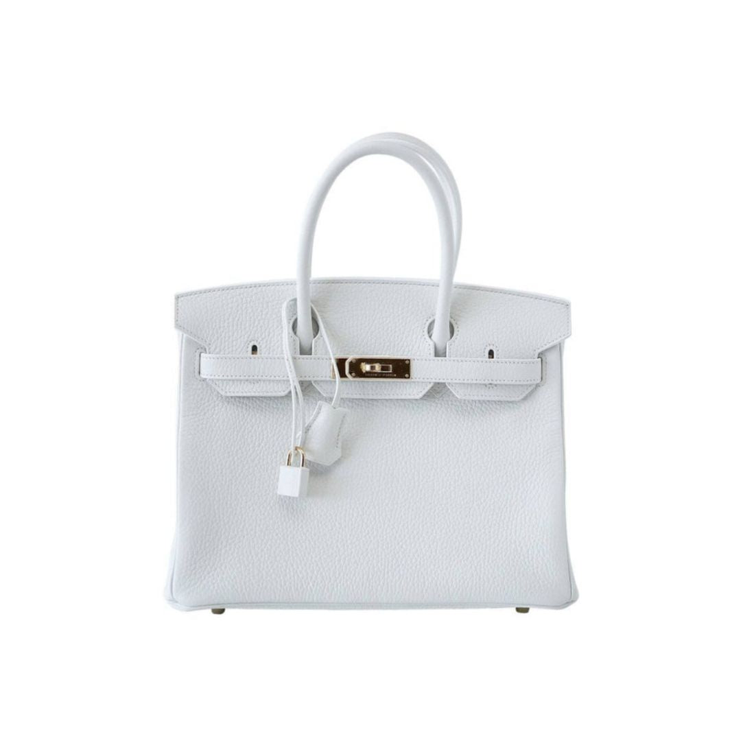 Hermes Birkin 30 White Togo Gold Hardware