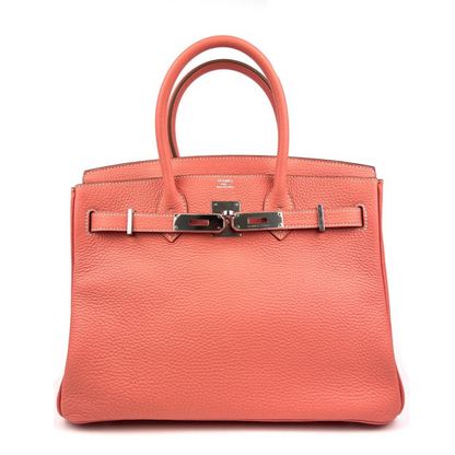 Hermes Birkin 30 Crevette Togo Palladium Hardware