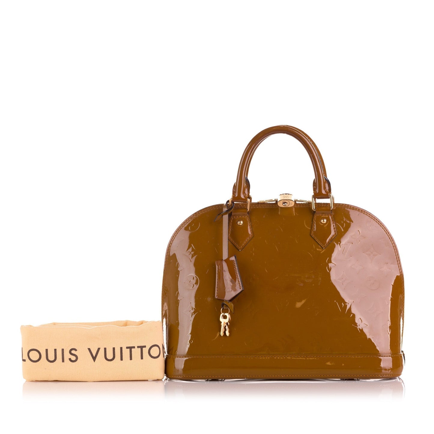 Louis Vuitton Alma PM Brown Monogram Vernis