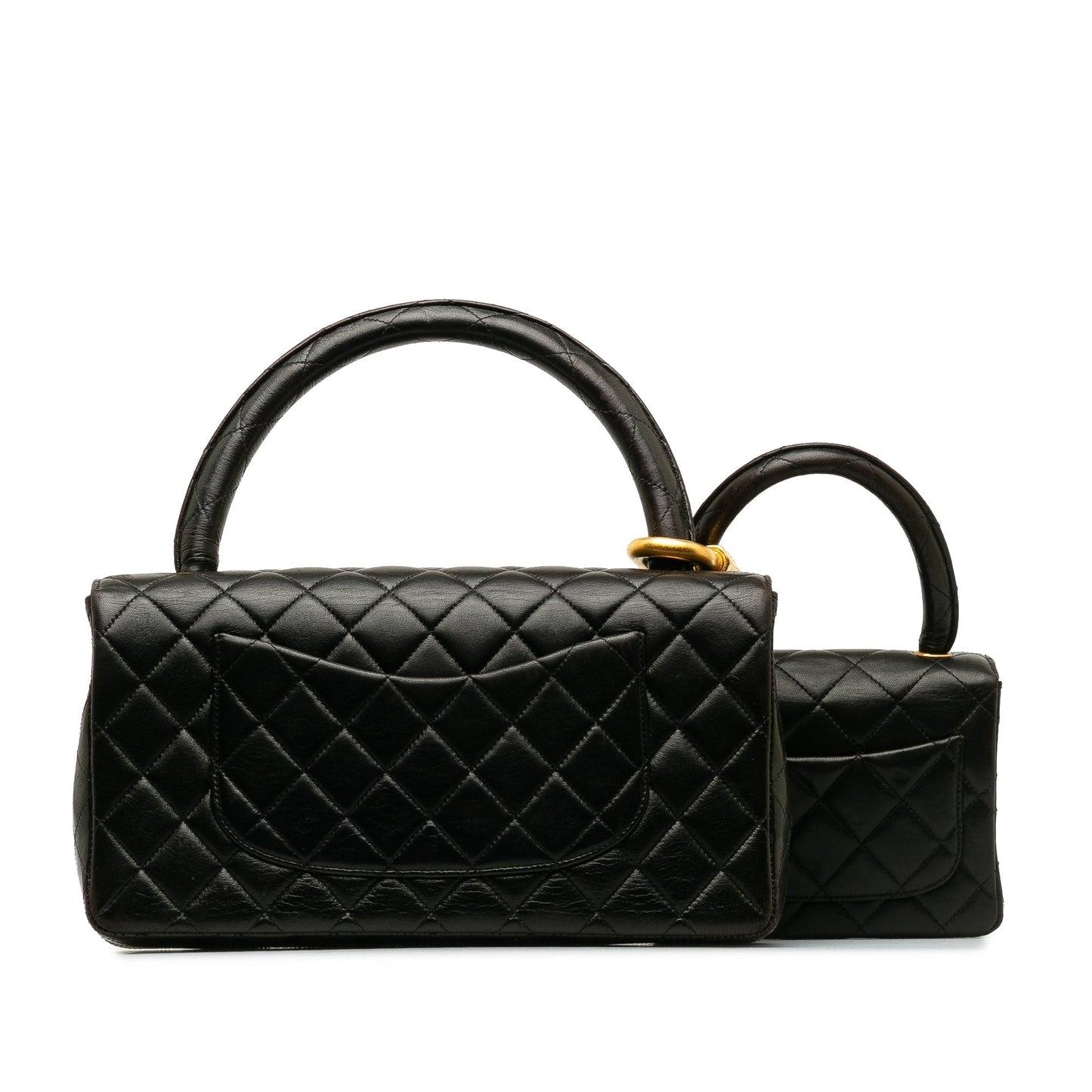 Chanel Classic Lambskin Kelly Flap Bag Set