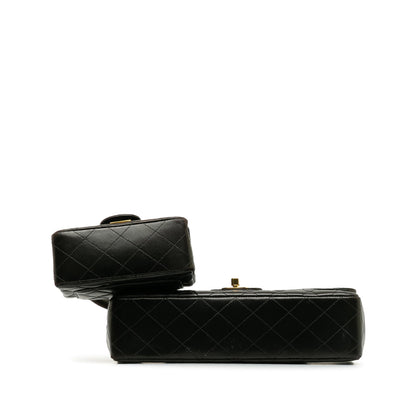 Chanel Classic Lambskin Kelly Flap Bag Set