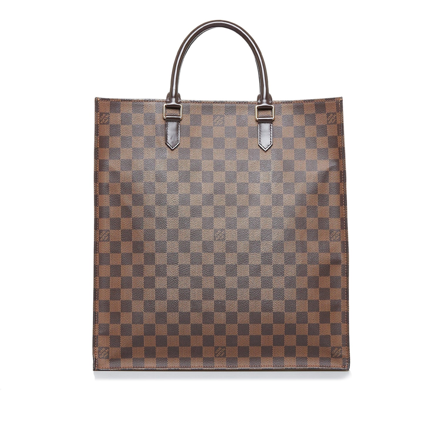 Louis Vuitton  Damier Ebene Sac Plat Tote Bag