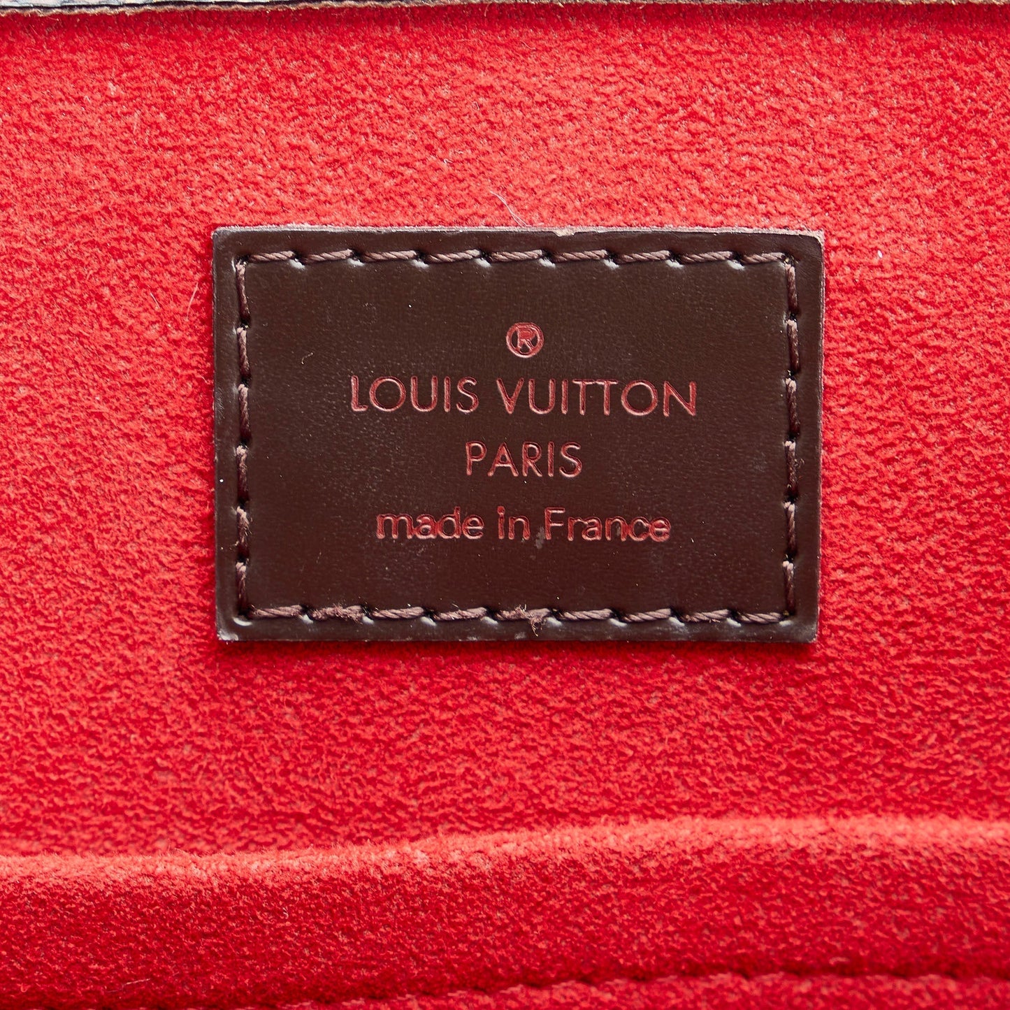 Louis Vuitton  Damier Ebene Sac Plat Tote Bag