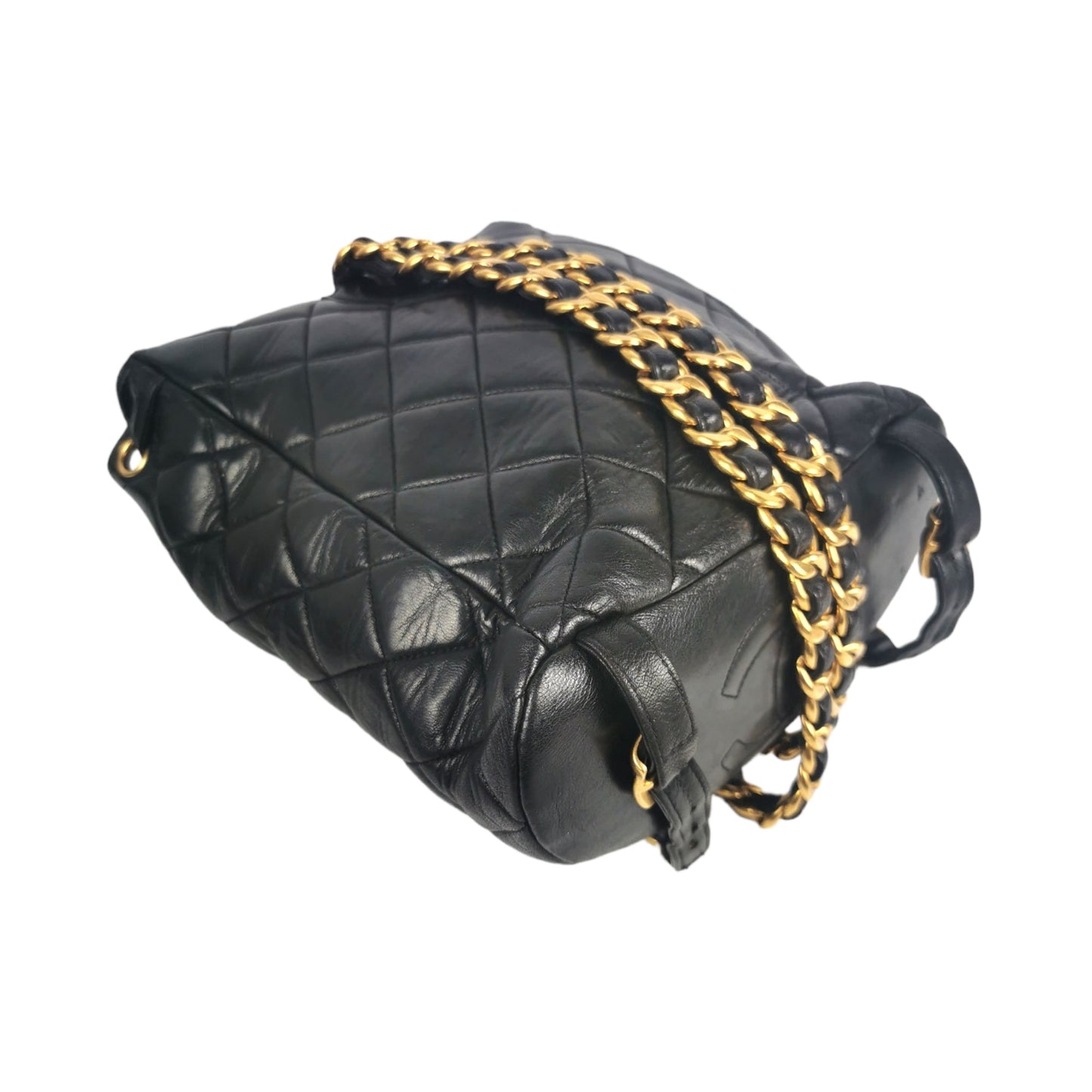 Chanel Duma Backpack Black Lambskin Gold