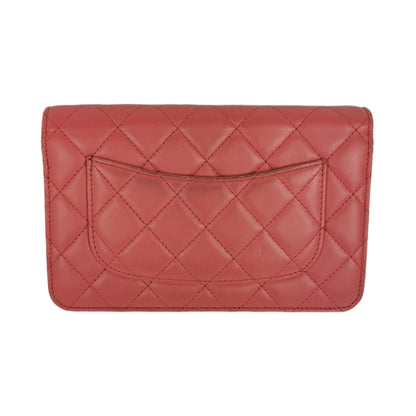 Chanel WoC Pink Lambskin Silver