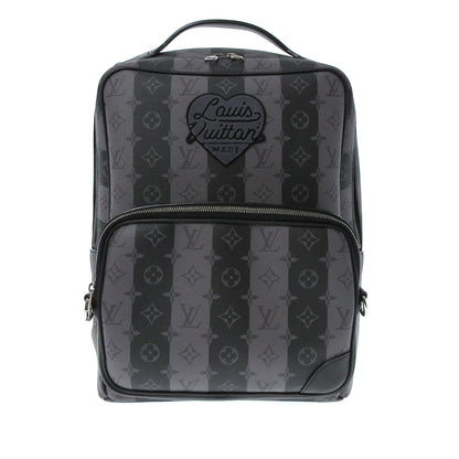 Louis Vuitton  LV X Nigo Monogram Eclipse Stripes Heart Modular Utilitary Backpack