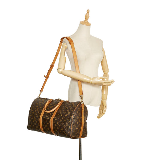 Louis Vuitton  Monogram Keepall Bandouliere 45 Brown