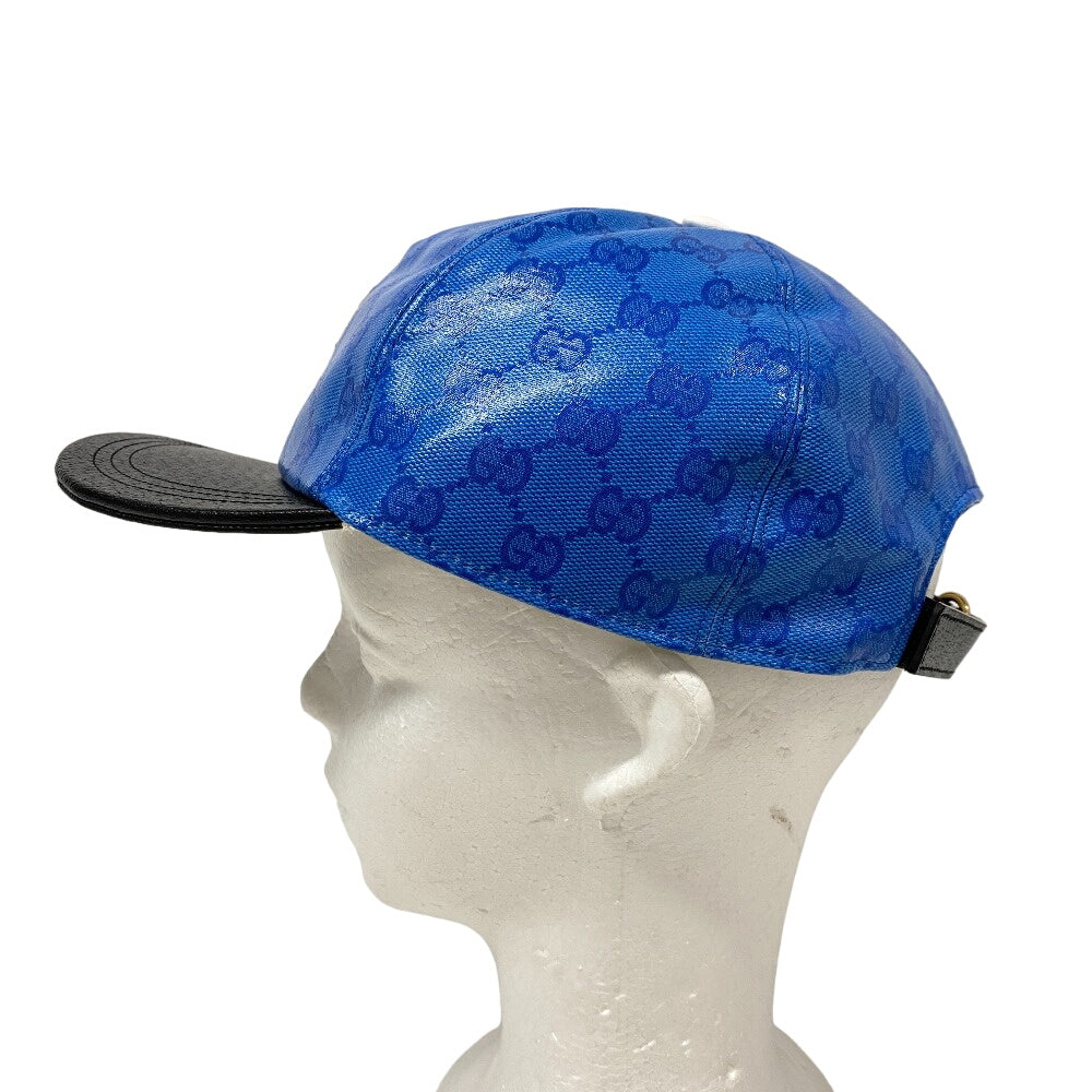 GUCCI cap 724833 4HAUU cotton blue Adidas XL 60 polyamide() XL 60cm Used