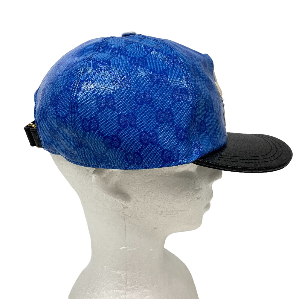 GUCCI cap 724833 4HAUU cotton blue Adidas XL 60 polyamide() XL 60cm Used