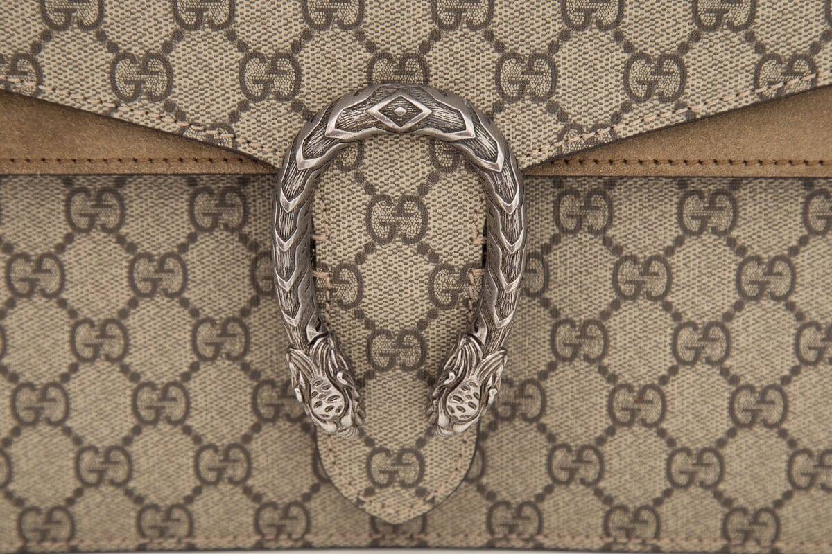 Gucci Brown Monogram Dionysus HandBag