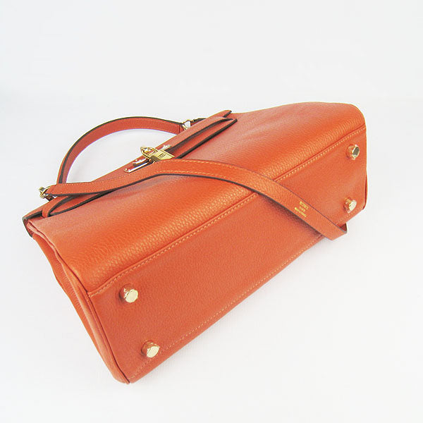 Hermes Kelly 32cm Togo Leather 6108 Orange Golden