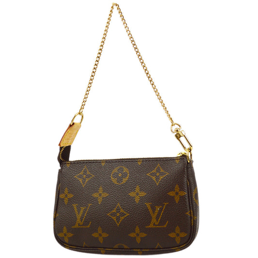 Louis Vuitton 2007 Monogram Mini Pochette Accessoires Handbag M58009