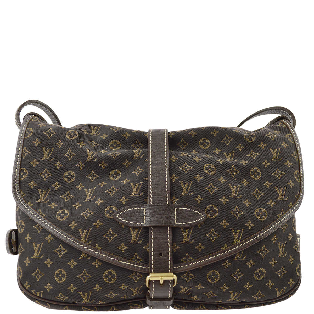 Louis Vuitton 2006 Monogram Mini Lin Saumur 30 Shoulder Bag M95227