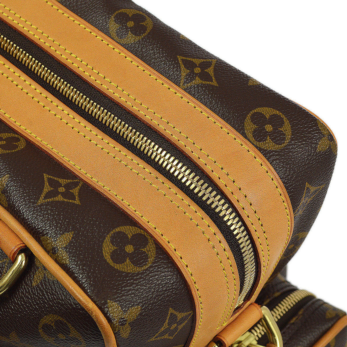 Louis Vuitton 2003 Monogram Sac Squash Shoulder Bag M92967