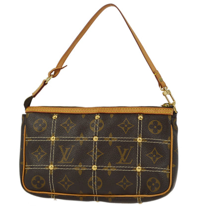 Louis Vuitton 2007 Monogram Rivet Pochette Accessoires Handbag M40141