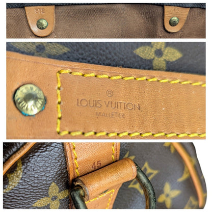 Louis Vuitton Vintage Monogram Canvas Bandouliere Keepall 45