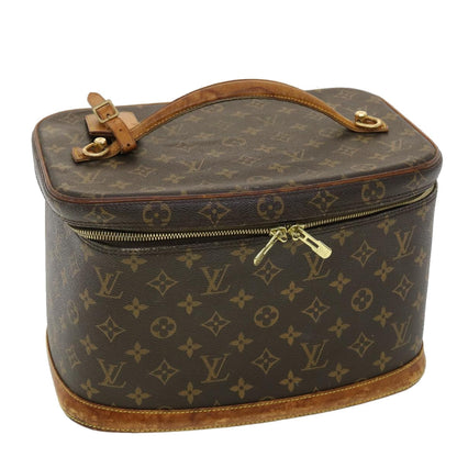 Louis Vuitton  Monogram Nice Hand Bag 2way M47280 LV Auth ac1149