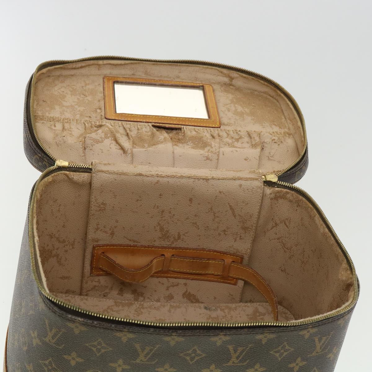 Louis Vuitton  Monogram Nice Hand Bag 2way M47280 LV Auth ac1149