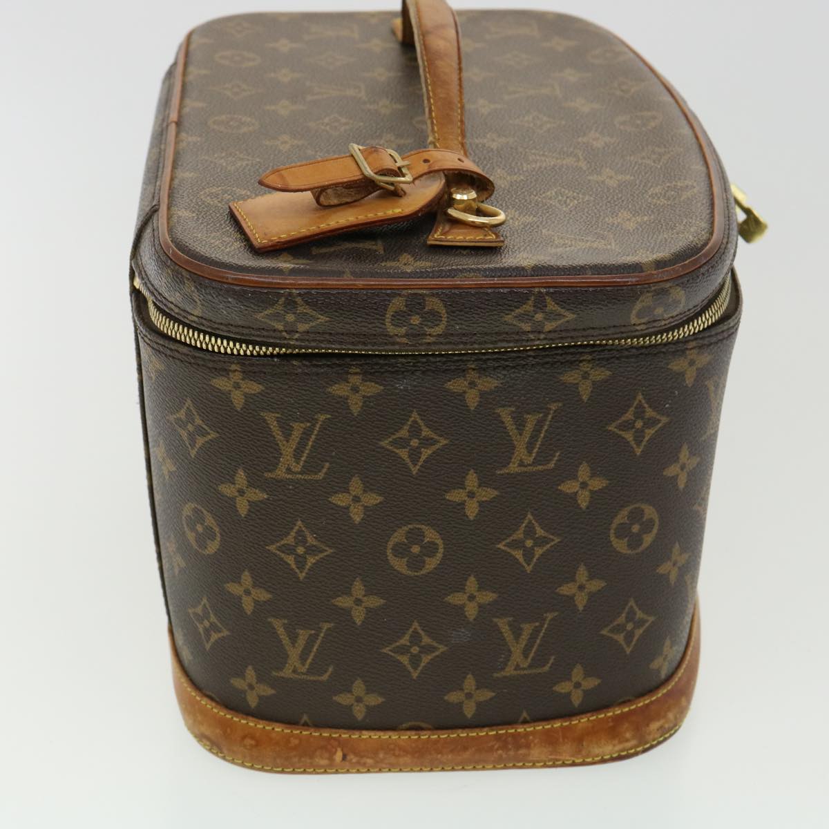 Louis Vuitton  Monogram Nice Hand Bag 2way M47280 LV Auth ac1149