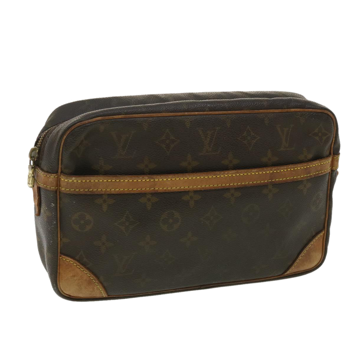 Louis Vuitton  Monogram Compiegne 28 Clutch Bag M51845 LV Auth ac1487