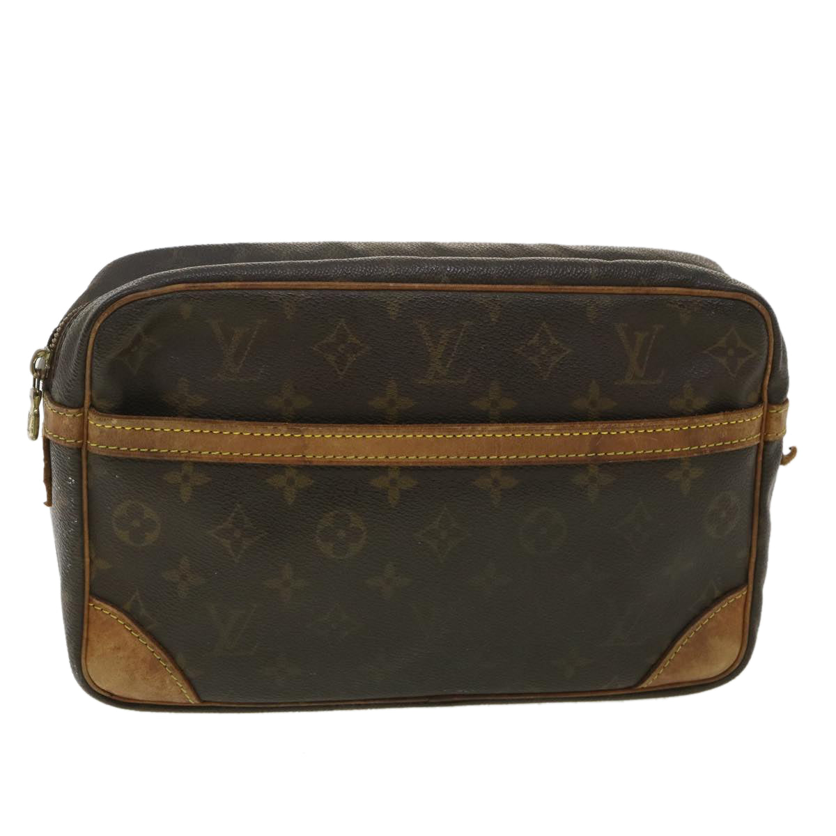 Louis Vuitton  Monogram Compiegne 28 Clutch Bag M51845 LV Auth ac1487