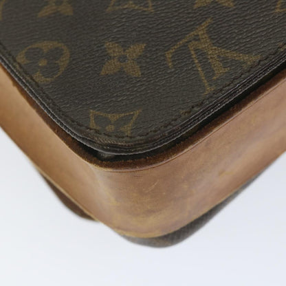 LOUIS VUITTON Monogram Cartouchiere GM Shoulder Bag M51252 LV Auth ac2265