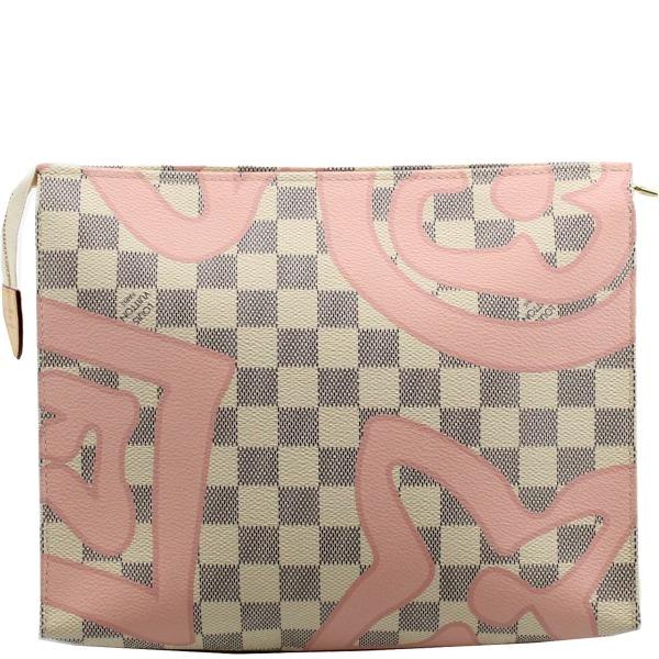 Louis Vuitton Toiletry Pouch 26 Damier Azur Canvas