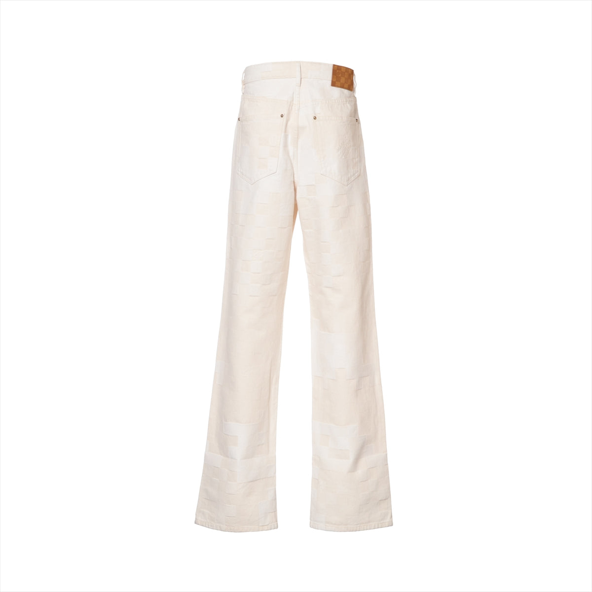 Louis Vuitton 24AW Cotton Denim Pants 28  Ivory RM242MM Damiedenim Skating Pants