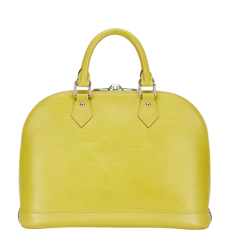 Louis Vuitton Epi Alma PM Handbag M40950 Beastash Yellow Leather  Louis Vuitton