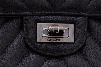 Chanel 2.55 Reissue 2016-2017  "SO Black" Chevron HandBag