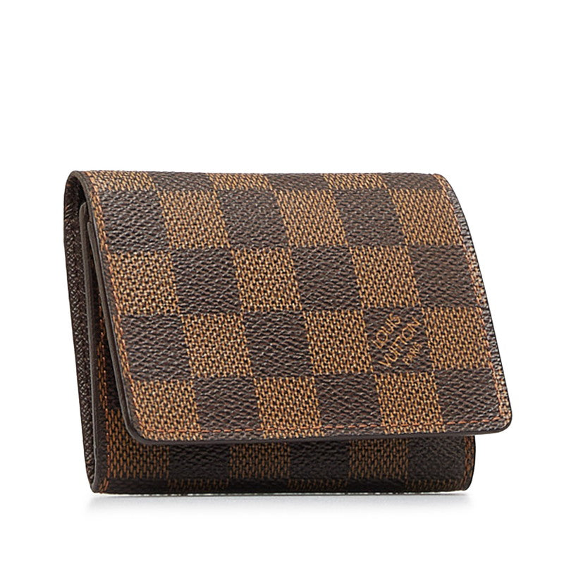 Louis Vuitton Damière Amvélop Culture Du Visit Cardcase N62920 Eve Brown PVC Leather Ladies Louis Vuitton