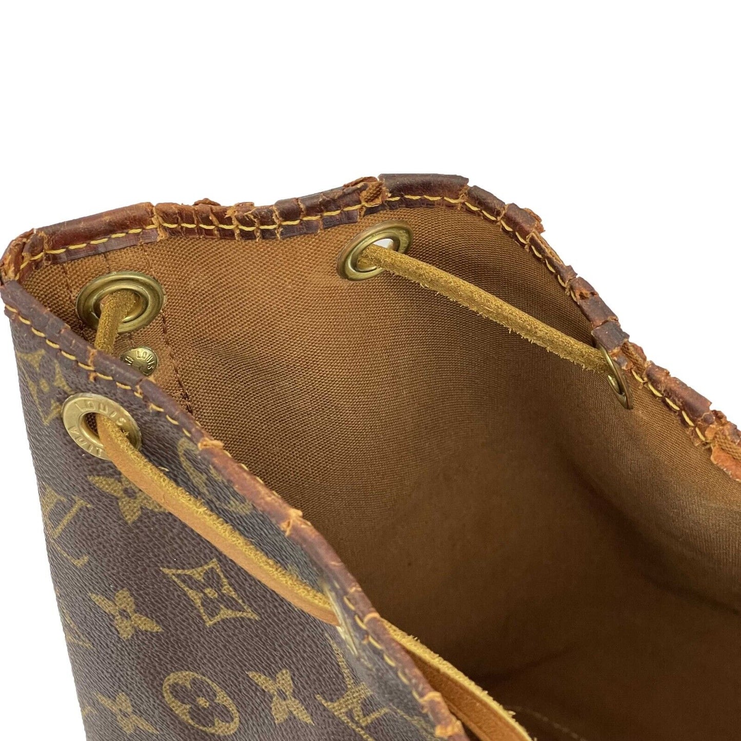 Louis Vuitton  - Monogram Noe - Brown / Tan Canvas Bucket Bag