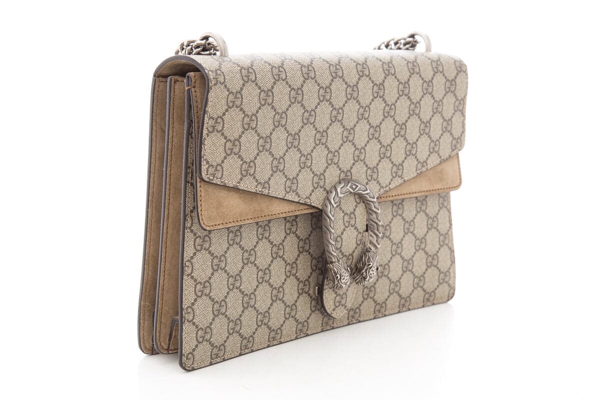 Gucci Brown Monogram Dionysus HandBag