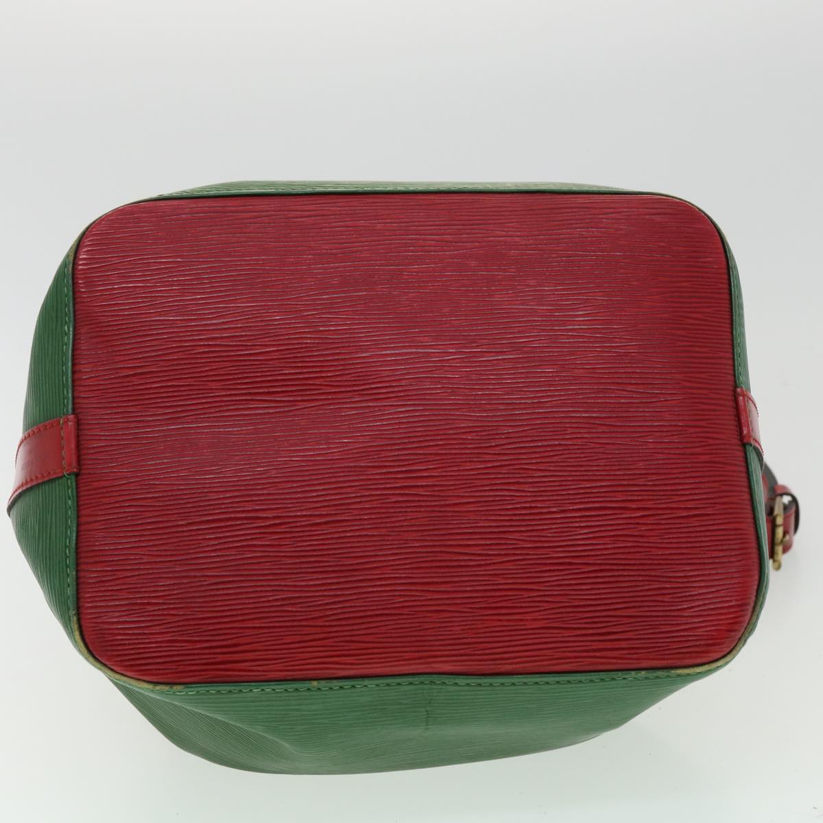 Louis Vuitton  Epi Petit Noe Bicolor Shoulder Bag Green Red M44147 LV Auth ai476