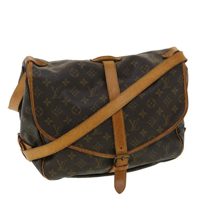 Louis Vuitton  Monogram Saumur 35 Shoulder Bag M42254 LV Auth am3305