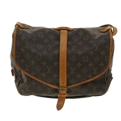 Louis Vuitton  Monogram Saumur 35 Shoulder Bag M42254 LV Auth am3305