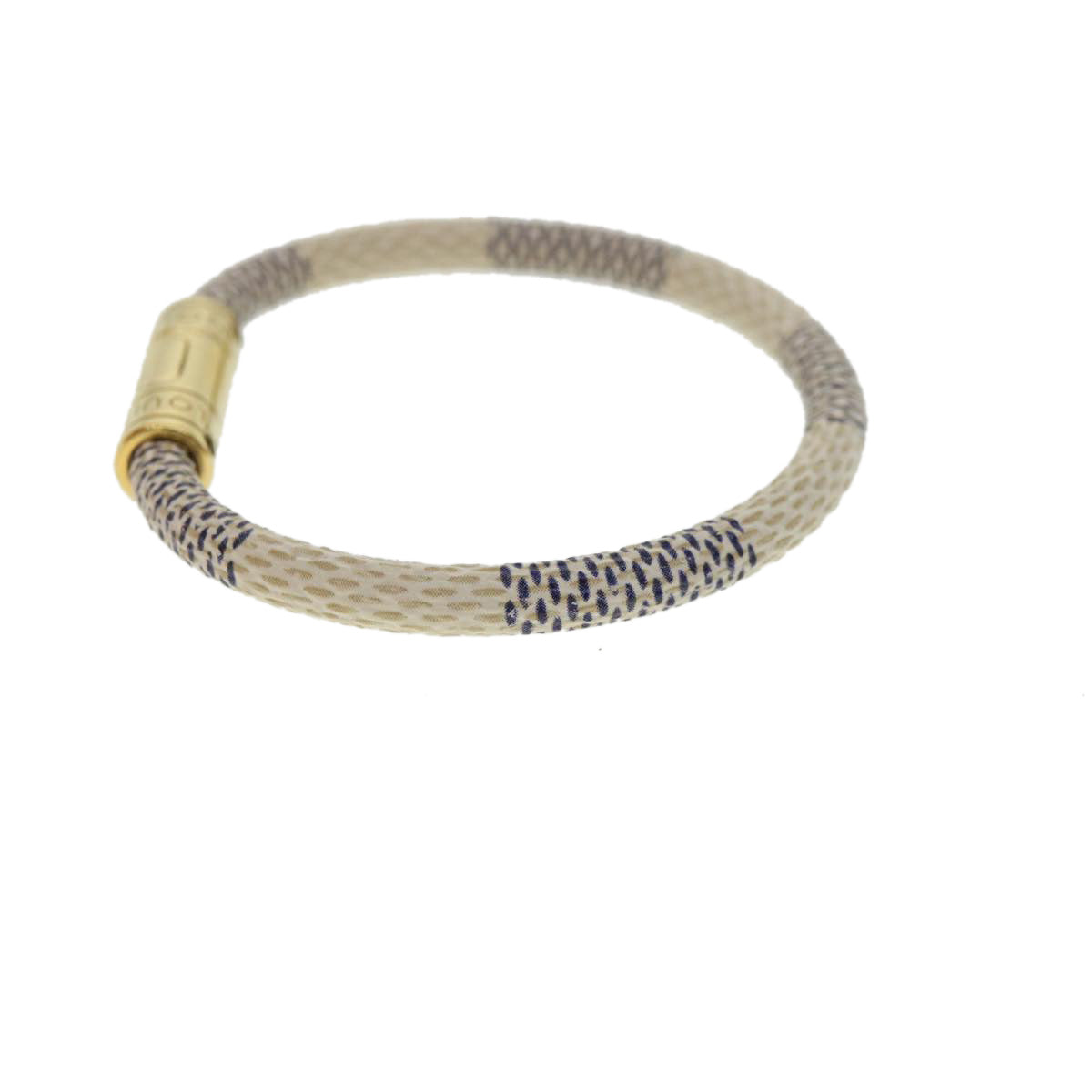 Louis Vuitton  Damier Azur Bracelet keep it Bracelet M6138E LV Auth am3307