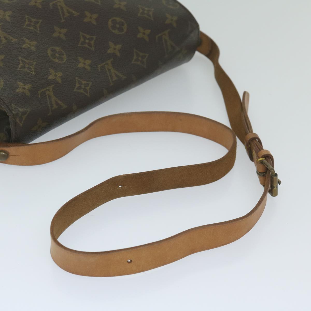 LOUIS VUITTON Monogram Cartouchiere GM Shoulder Bag M51252 LV Auth am5316