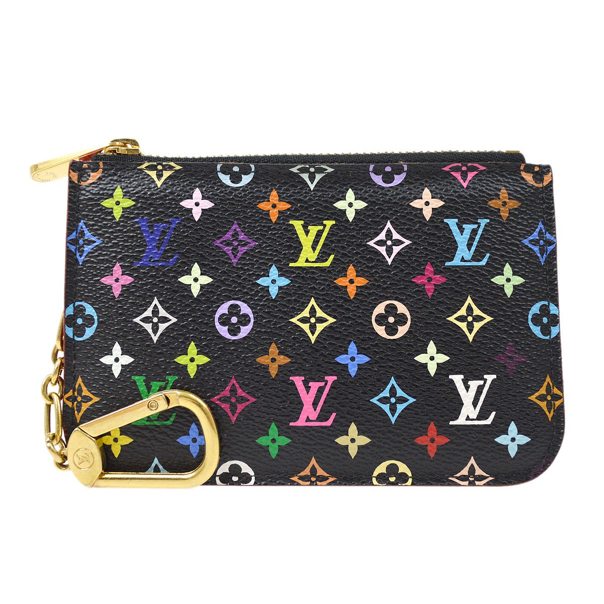 Louis Vuitton ★ 2012 POCHETTE CLES COIN CASE MULTICOLOR M93735 ao32731