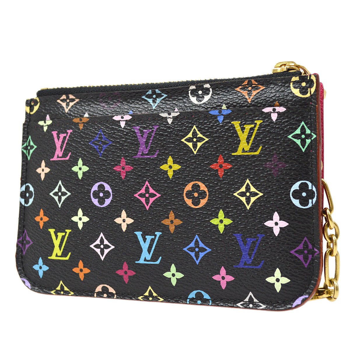 Louis Vuitton ★ 2012 POCHETTE CLES COIN CASE MULTICOLOR M93735 ao32731