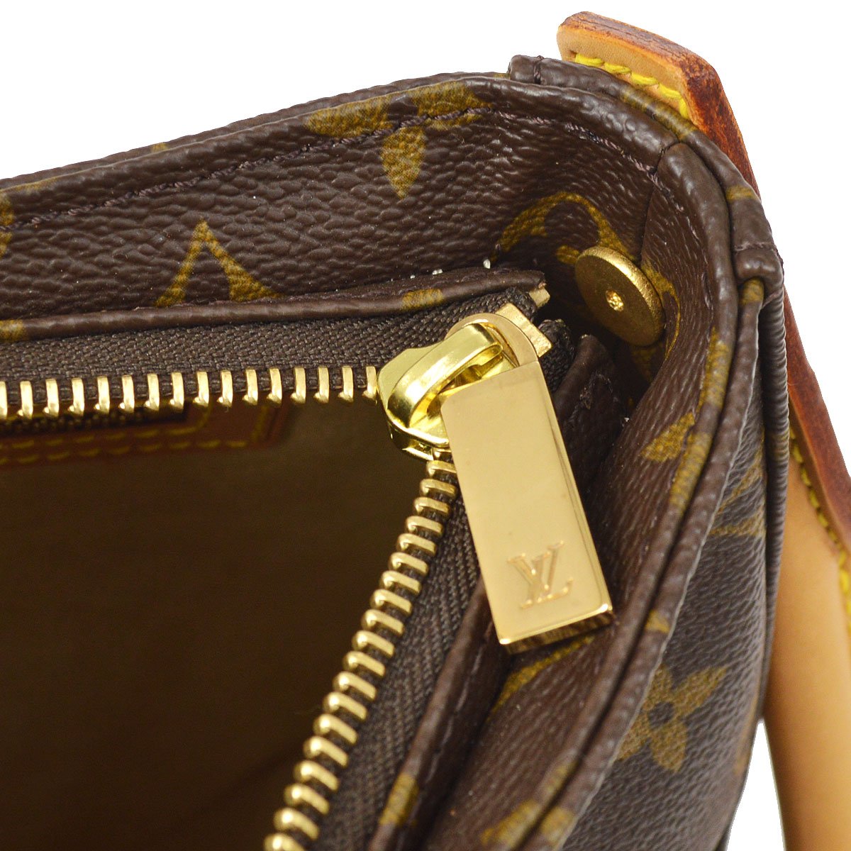 Louis Vuitton ★ LOOPING MM HAND Bag MONOGRAM M51146 ao33183