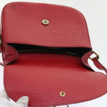 LOUIS VUITTON Epi Saint Cloud GM Shoulder Bag Red M52197 LV Auth ar10537B