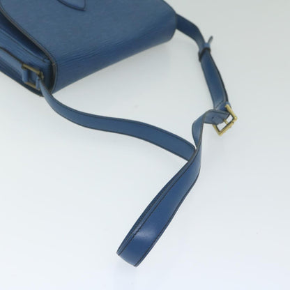 LOUIS VUITTON Epi Saint Cloud GM Shoulder Bag Blue M52195 LV Auth ar10981B