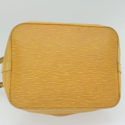 LOUIS VUITTON Epi Petit Noe Shoulder Bag Tassili Yellow M44109 LV Auth ar10998