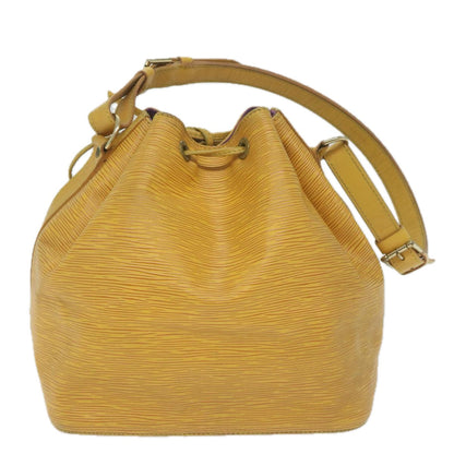 LOUIS VUITTON Epi Petit Noe Shoulder Bag Tassili Yellow M44109 LV Auth ar10998