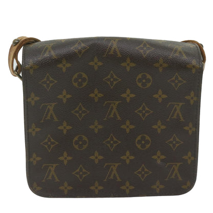 LOUIS VUITTON Monogram Cartouchiere MM Shoulder Bag M51253 LV Auth ar11000