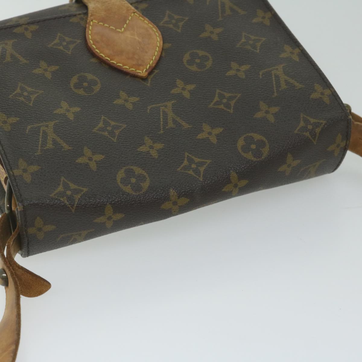 LOUIS VUITTON Monogram Cartouchiere MM Shoulder Bag M51253 LV Auth ar11000